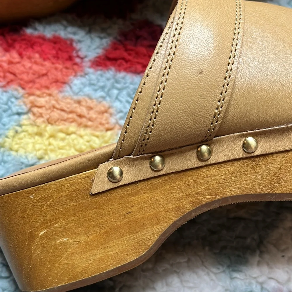 Madewell Cecily oiled leather clogs - Picture 4 of 8